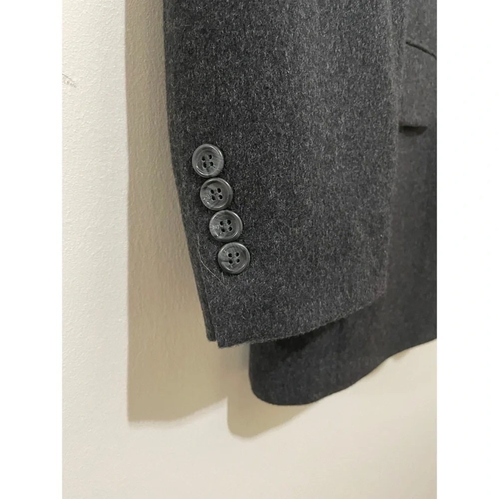 Joseph & Lyman 100% Cashmere Classic Charcoal Blazer, Size 40 Short - Picture 8 of 11